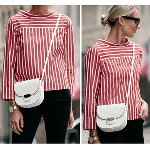 J.Crew funnel neck shirt. NWT